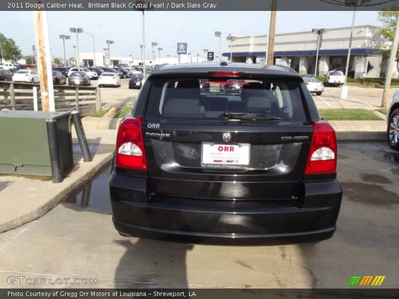 Brilliant Black Crystal Pearl / Dark Slate Gray 2011 Dodge Caliber Heat