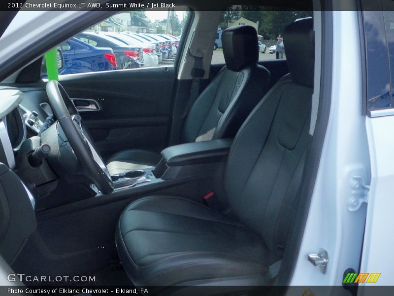 Summit White / Jet Black 2012 Chevrolet Equinox LT AWD