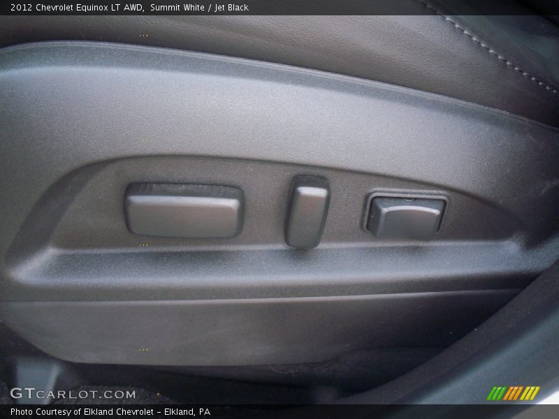 Summit White / Jet Black 2012 Chevrolet Equinox LT AWD
