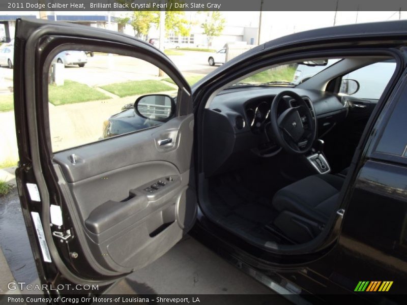 Brilliant Black Crystal Pearl / Dark Slate Gray 2011 Dodge Caliber Heat