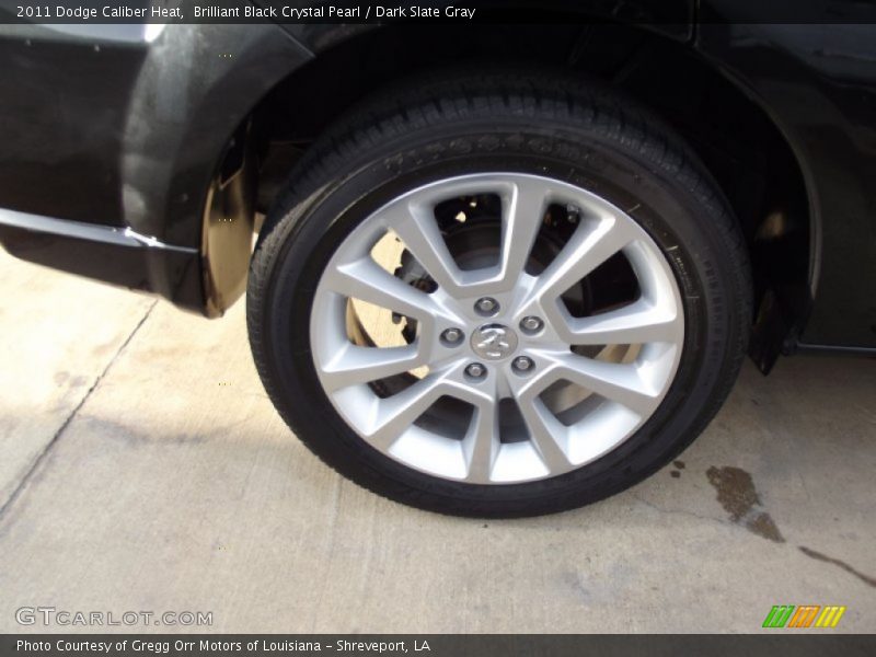 Brilliant Black Crystal Pearl / Dark Slate Gray 2011 Dodge Caliber Heat