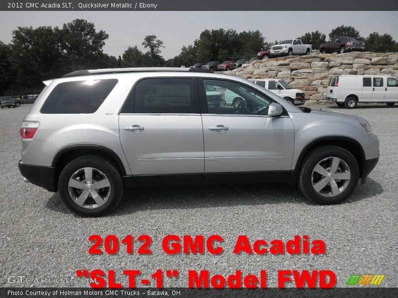 Quicksilver Metallic / Ebony 2012 GMC Acadia SLT