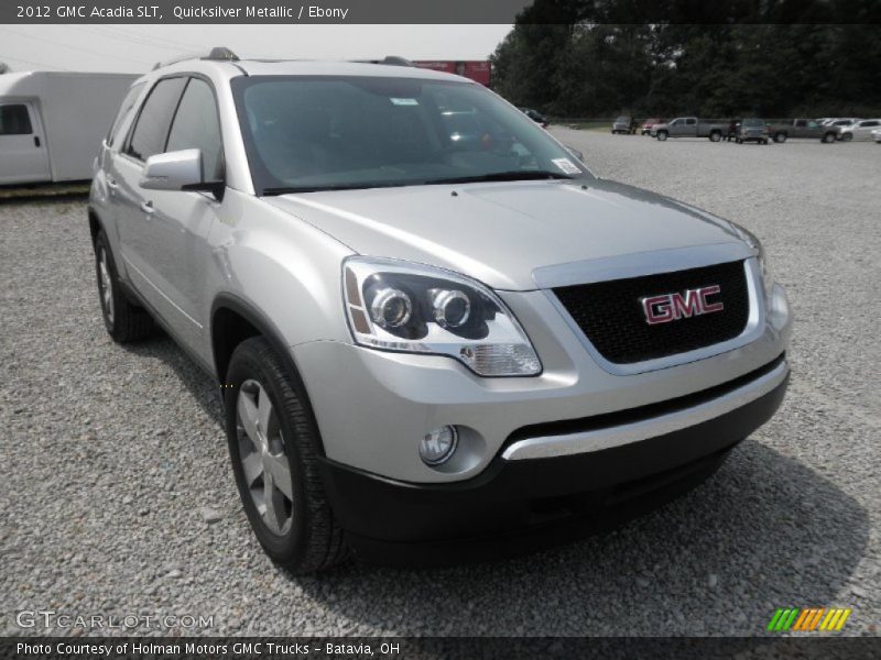 Quicksilver Metallic / Ebony 2012 GMC Acadia SLT