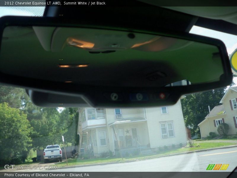 Summit White / Jet Black 2012 Chevrolet Equinox LT AWD
