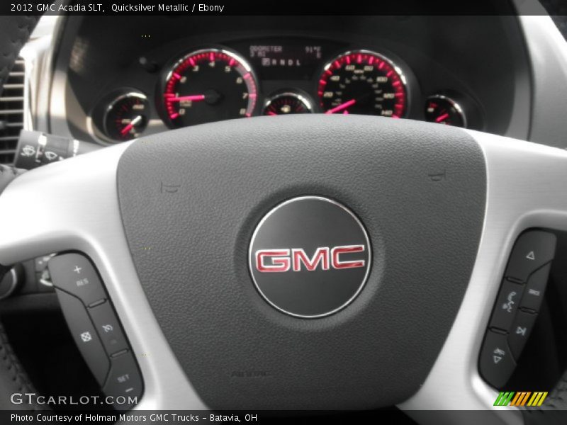 Quicksilver Metallic / Ebony 2012 GMC Acadia SLT