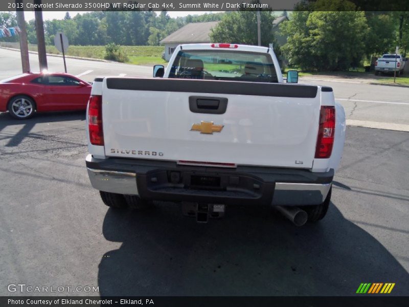 Summit White / Dark Titanium 2013 Chevrolet Silverado 3500HD WT Regular Cab 4x4
