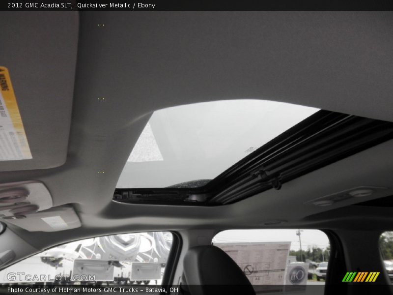 Quicksilver Metallic / Ebony 2012 GMC Acadia SLT