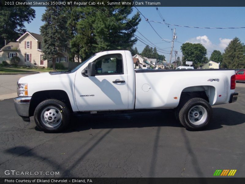  2013 Silverado 3500HD WT Regular Cab 4x4 Summit White