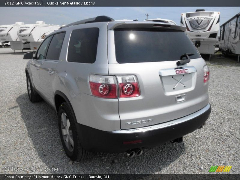 Quicksilver Metallic / Ebony 2012 GMC Acadia SLT