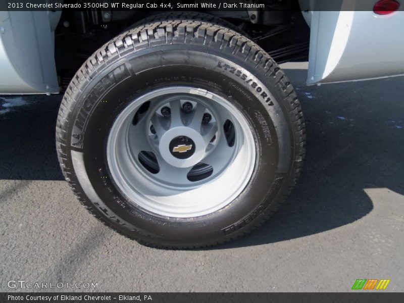 Summit White / Dark Titanium 2013 Chevrolet Silverado 3500HD WT Regular Cab 4x4