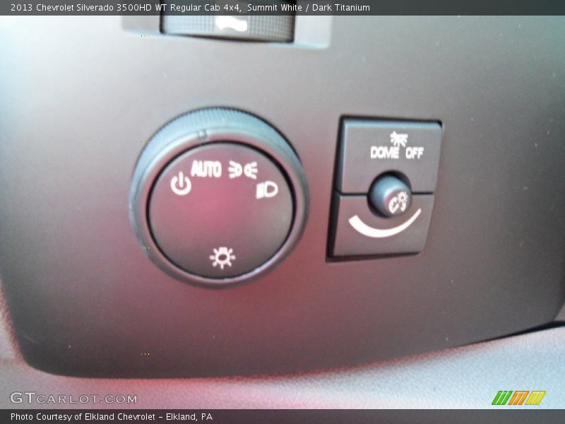 Summit White / Dark Titanium 2013 Chevrolet Silverado 3500HD WT Regular Cab 4x4