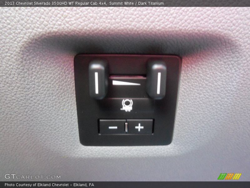Summit White / Dark Titanium 2013 Chevrolet Silverado 3500HD WT Regular Cab 4x4