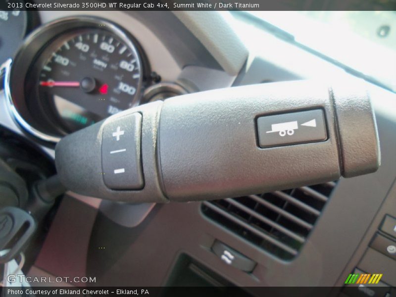 Summit White / Dark Titanium 2013 Chevrolet Silverado 3500HD WT Regular Cab 4x4