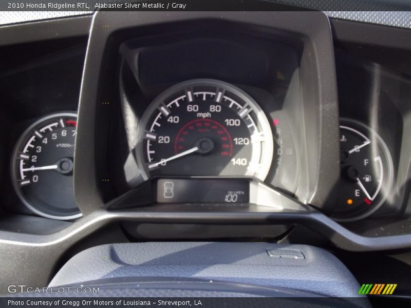  2010 Ridgeline RTL RTL Gauges