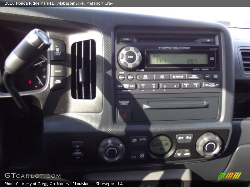 Controls of 2010 Ridgeline RTL