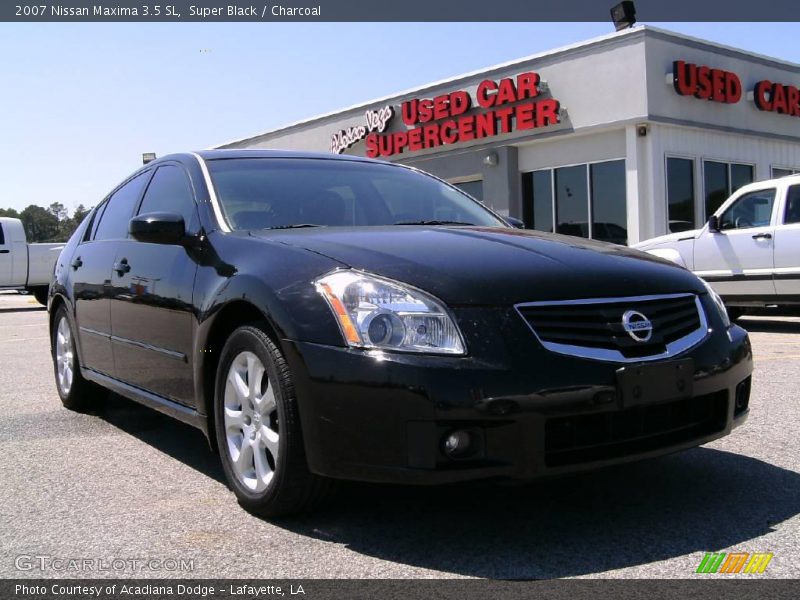 Super Black / Charcoal 2007 Nissan Maxima 3.5 SL
