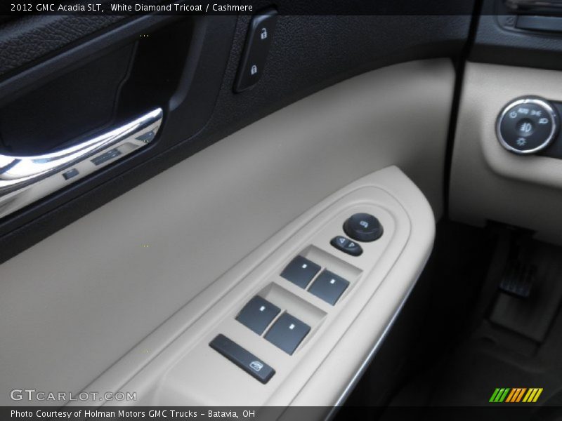 White Diamond Tricoat / Cashmere 2012 GMC Acadia SLT