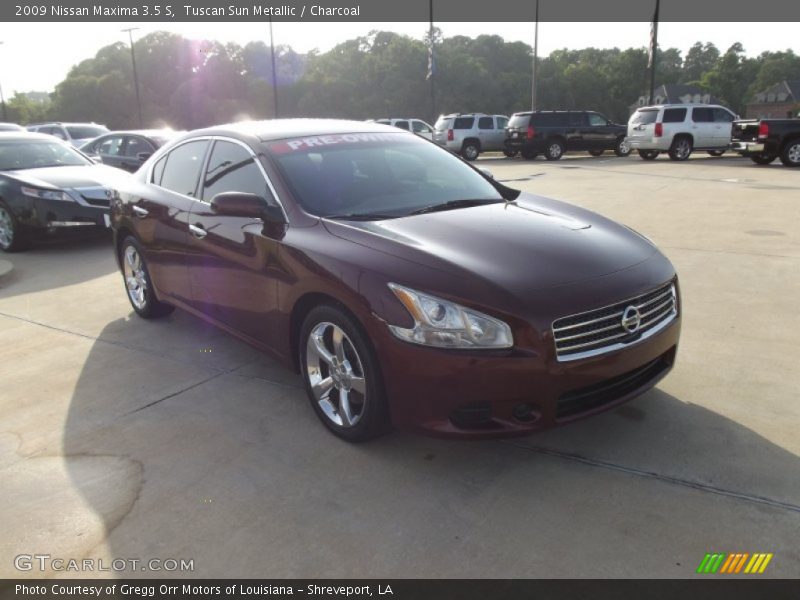 Tuscan Sun Metallic / Charcoal 2009 Nissan Maxima 3.5 S