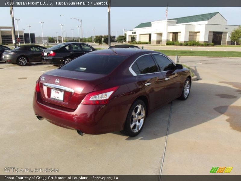 Tuscan Sun Metallic / Charcoal 2009 Nissan Maxima 3.5 S