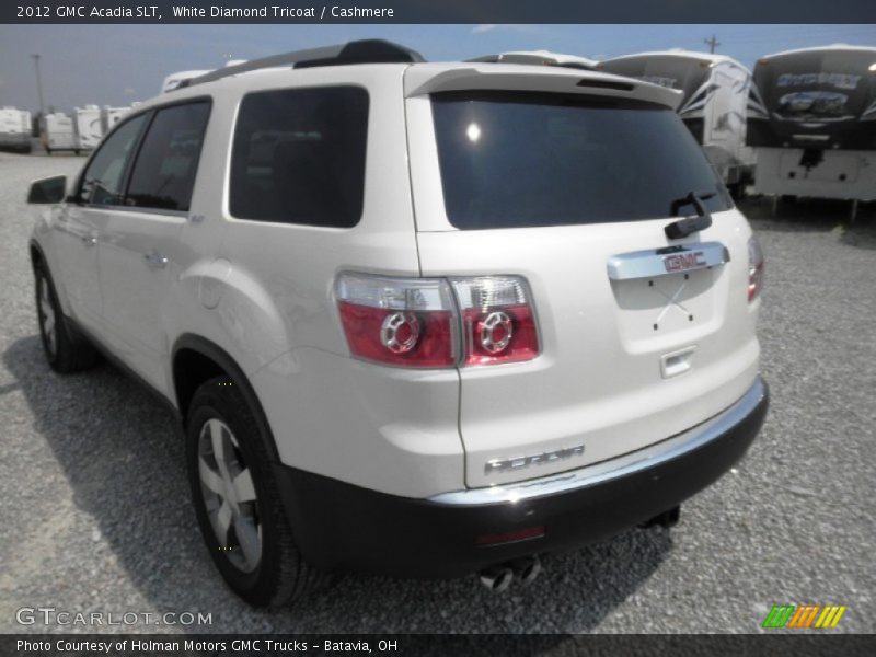 White Diamond Tricoat / Cashmere 2012 GMC Acadia SLT