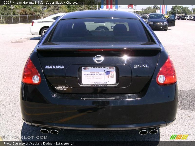 Super Black / Charcoal 2007 Nissan Maxima 3.5 SL