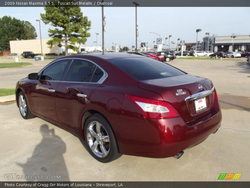 Tuscan Sun Metallic / Charcoal 2009 Nissan Maxima 3.5 S