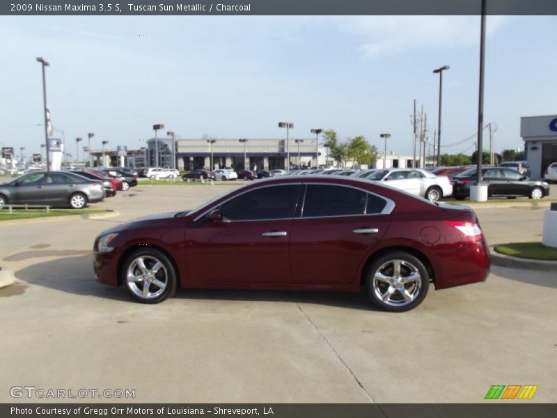 Tuscan Sun Metallic / Charcoal 2009 Nissan Maxima 3.5 S