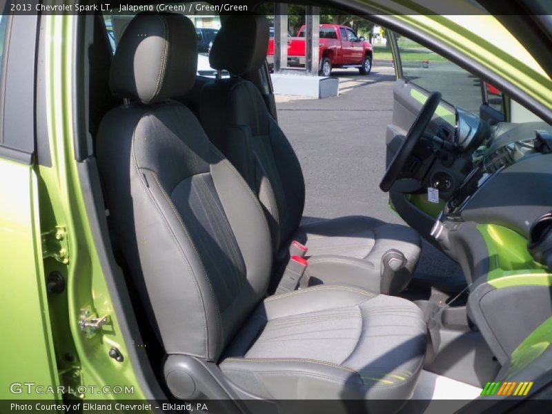 Front Seat of 2013 Spark LT