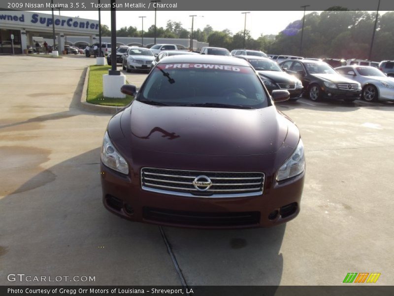Tuscan Sun Metallic / Charcoal 2009 Nissan Maxima 3.5 S
