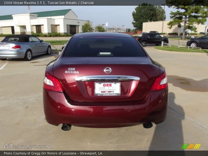 Tuscan Sun Metallic / Charcoal 2009 Nissan Maxima 3.5 S