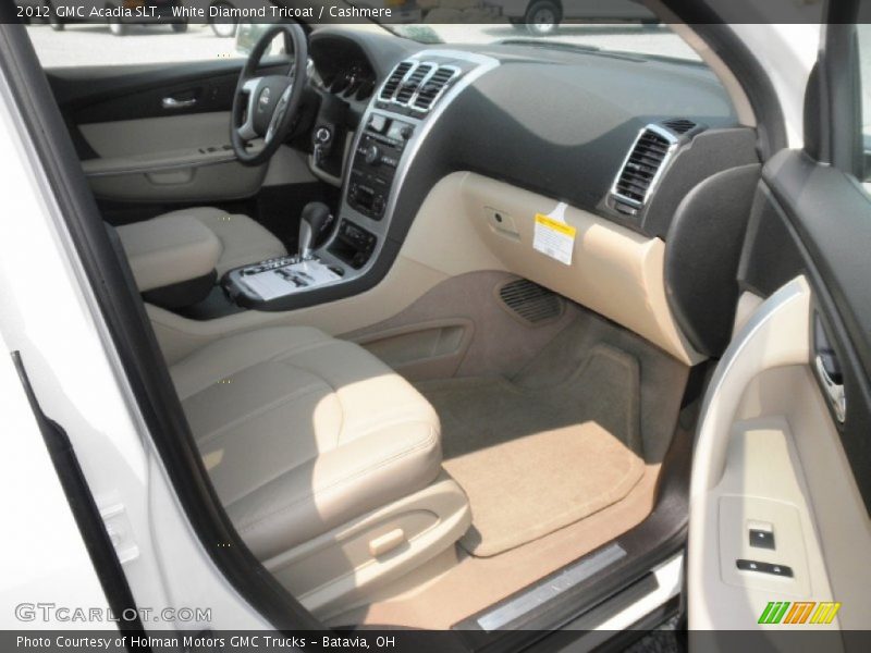 White Diamond Tricoat / Cashmere 2012 GMC Acadia SLT
