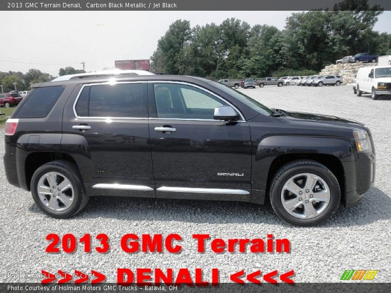 Carbon Black Metallic / Jet Black 2013 GMC Terrain Denali