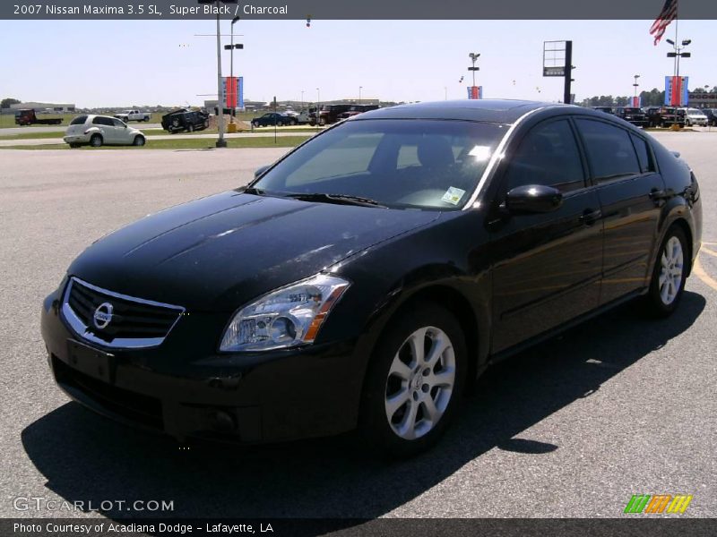 Super Black / Charcoal 2007 Nissan Maxima 3.5 SL