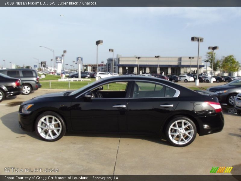 Super Black / Charcoal 2009 Nissan Maxima 3.5 SV