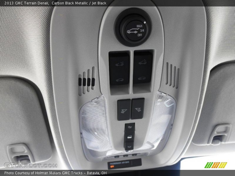 Carbon Black Metallic / Jet Black 2013 GMC Terrain Denali