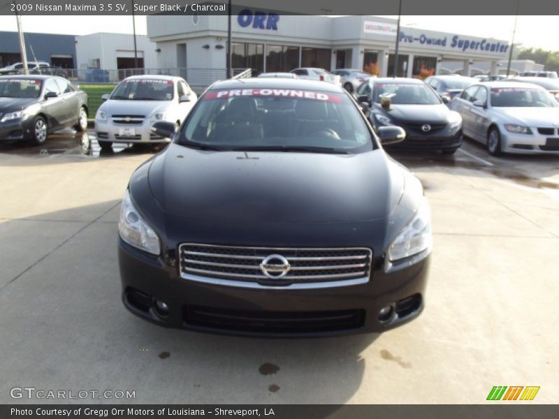 Super Black / Charcoal 2009 Nissan Maxima 3.5 SV