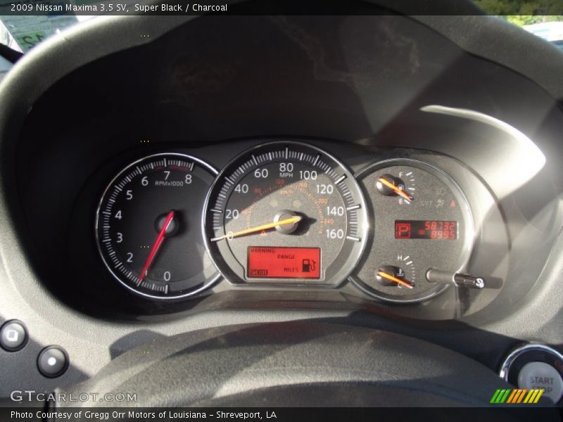 Super Black / Charcoal 2009 Nissan Maxima 3.5 SV