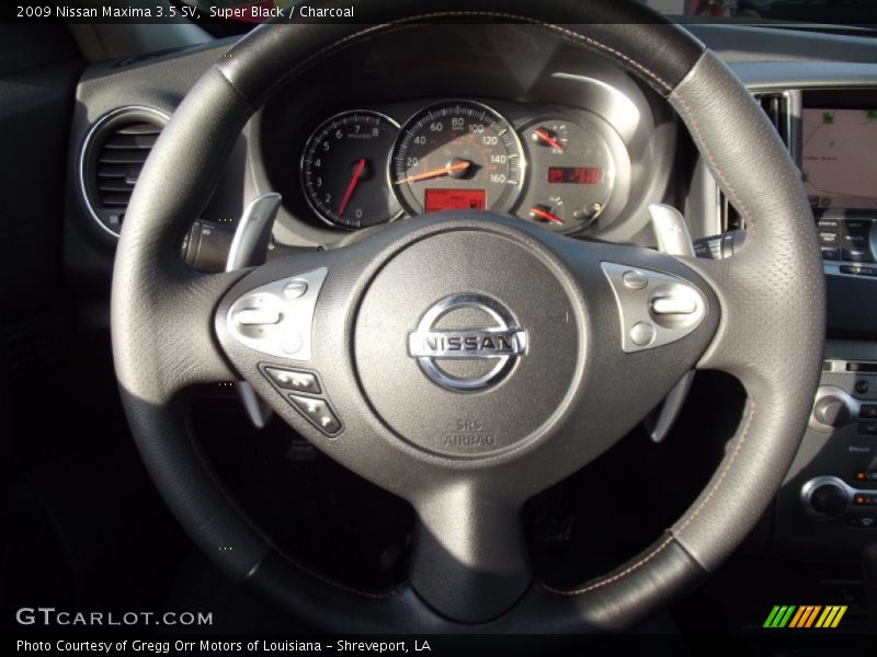Super Black / Charcoal 2009 Nissan Maxima 3.5 SV