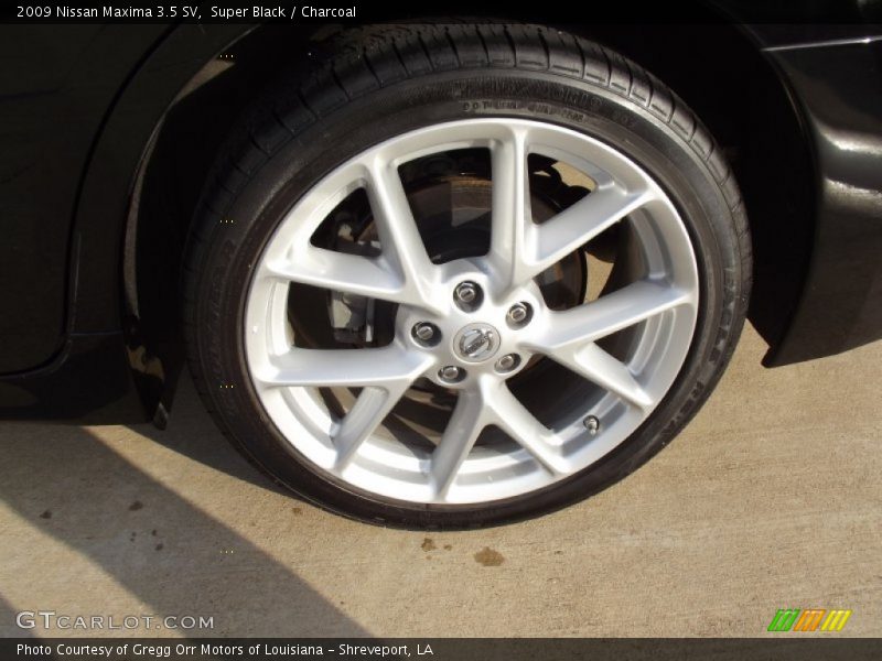 Super Black / Charcoal 2009 Nissan Maxima 3.5 SV