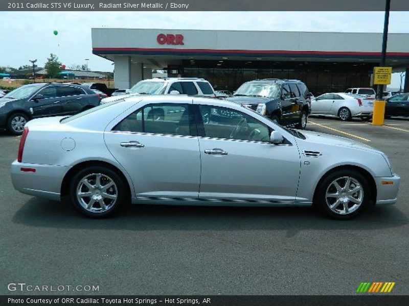 Radiant Silver Metallic / Ebony 2011 Cadillac STS V6 Luxury