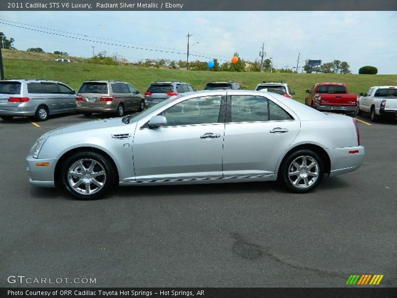 Radiant Silver Metallic / Ebony 2011 Cadillac STS V6 Luxury
