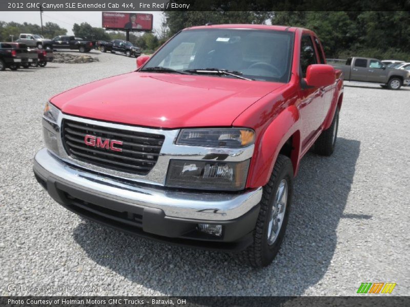Fire Red / Ebony 2012 GMC Canyon SLE Extended Cab 4x4