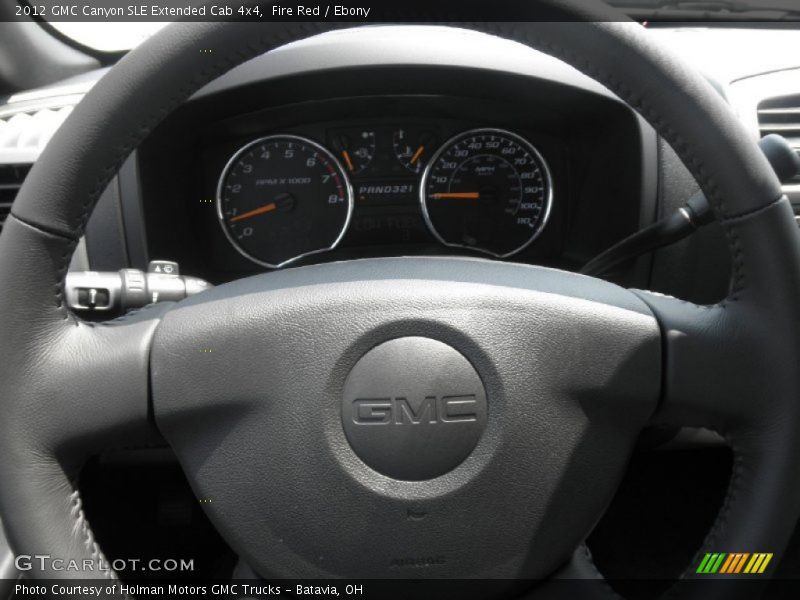 Fire Red / Ebony 2012 GMC Canyon SLE Extended Cab 4x4