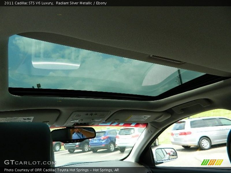 Radiant Silver Metallic / Ebony 2011 Cadillac STS V6 Luxury