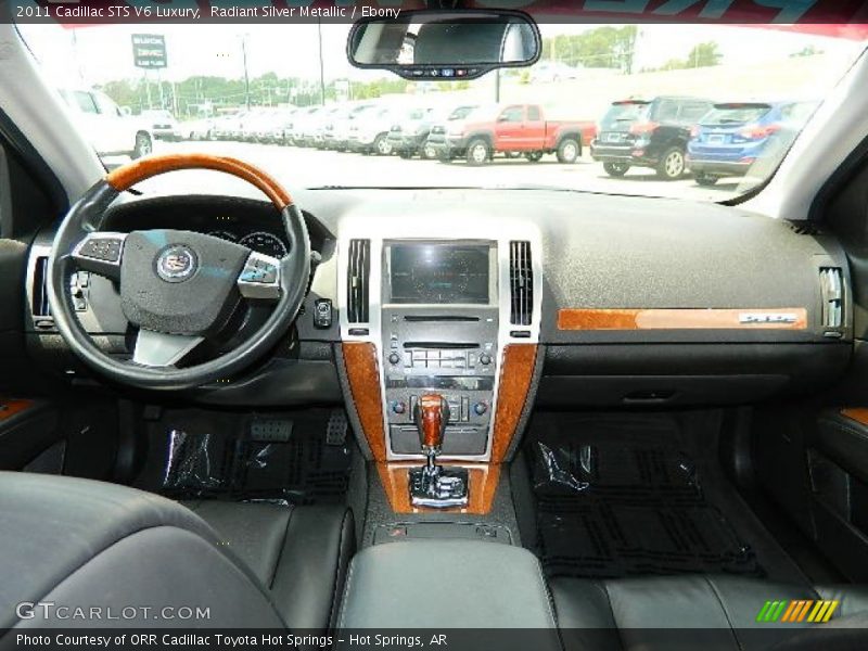 Radiant Silver Metallic / Ebony 2011 Cadillac STS V6 Luxury
