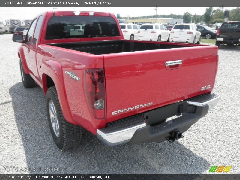 Fire Red / Ebony 2012 GMC Canyon SLE Extended Cab 4x4