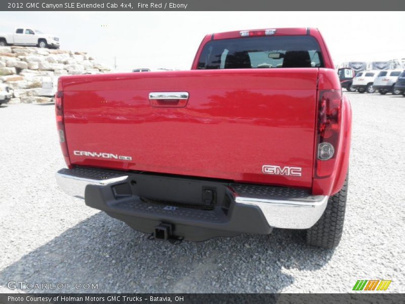  2012 Canyon SLE Extended Cab 4x4 Fire Red