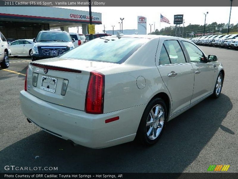 Vanilla Latte Metallic / Ebony 2011 Cadillac STS V6 Sport