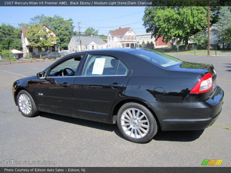 Black Ebony / Medium Light Stone/Dark Charcoal 2007 Mercury Milan V6 Premier AWD