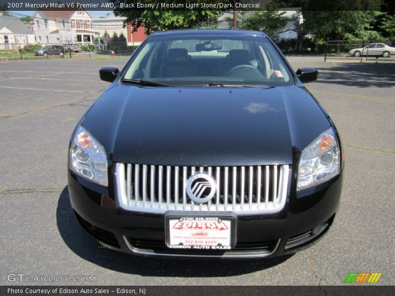 Black Ebony / Medium Light Stone/Dark Charcoal 2007 Mercury Milan V6 Premier AWD